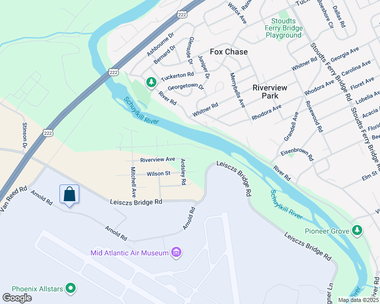map of restaurants, bars, coffee shops, grocery stores, and more near 2448 Ventnor Avenue in Reading