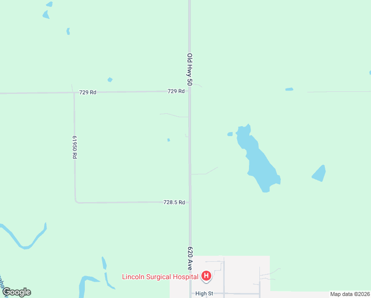 map of restaurants, bars, coffee shops, grocery stores, and more near 72873 620 Avenue in Tecumseh