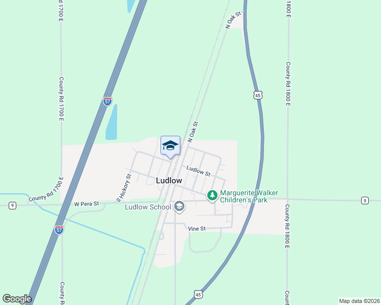 map of restaurants, bars, coffee shops, grocery stores, and more near 132 Catherine Street in Ludlow