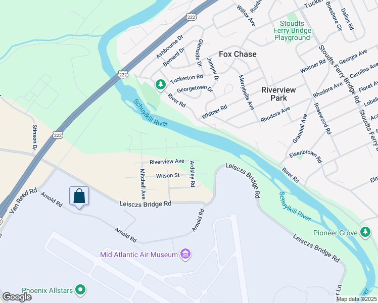 map of restaurants, bars, coffee shops, grocery stores, and more near 2448 Ventnor Avenue in Reading