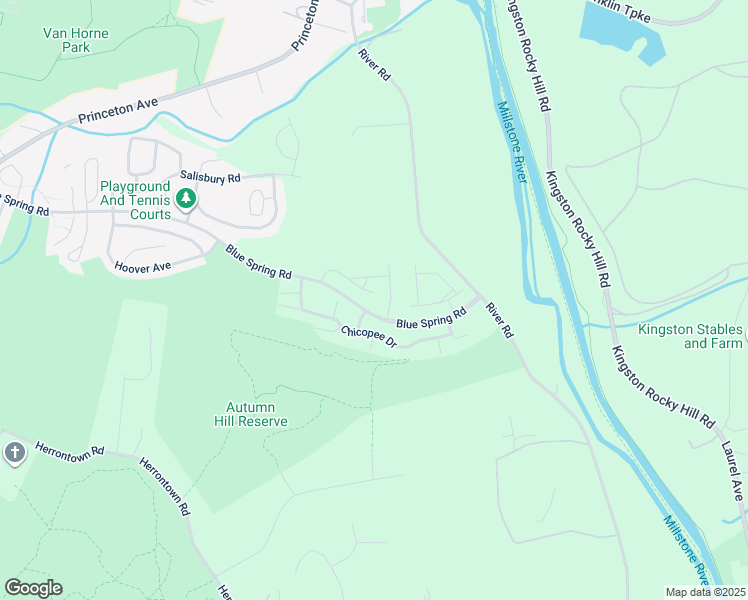 map of restaurants, bars, coffee shops, grocery stores, and more near 19G Evert Court in Princeton