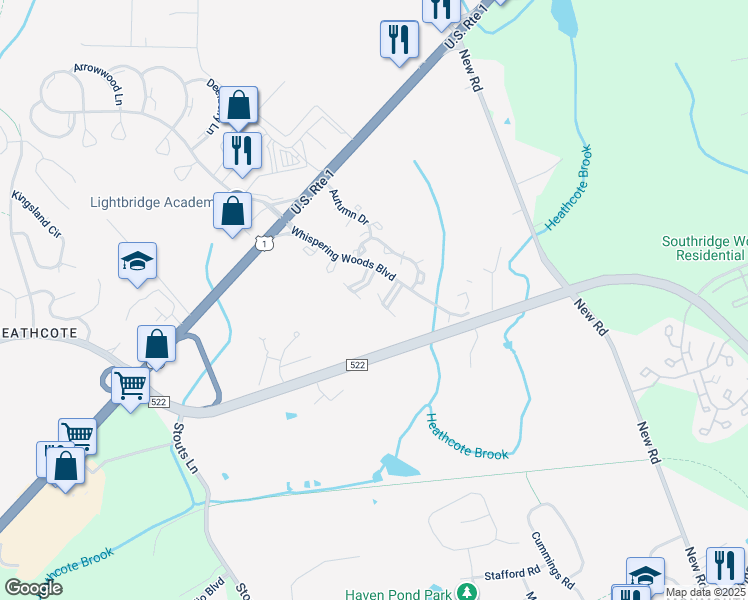 map of restaurants, bars, coffee shops, grocery stores, and more near 4151 Bayberry Court in South Brunswick Township