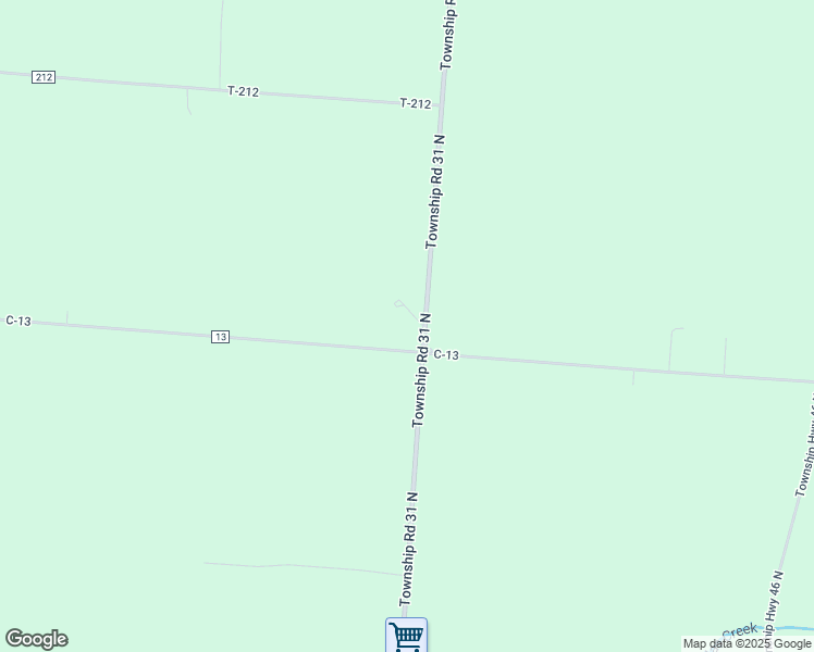 map of restaurants, bars, coffee shops, grocery stores, and more near 5000 C-13 in Bellefontaine