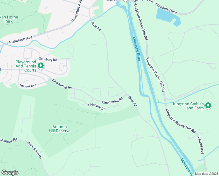map of restaurants, bars, coffee shops, grocery stores, and more near 11 Brookline Court in Princeton