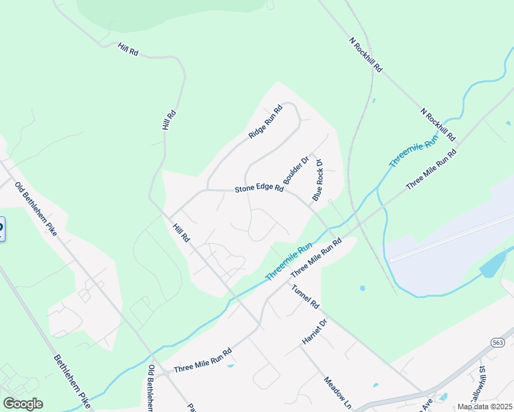 map of restaurants, bars, coffee shops, grocery stores, and more near 103 Woodbridge Court in Sellersville