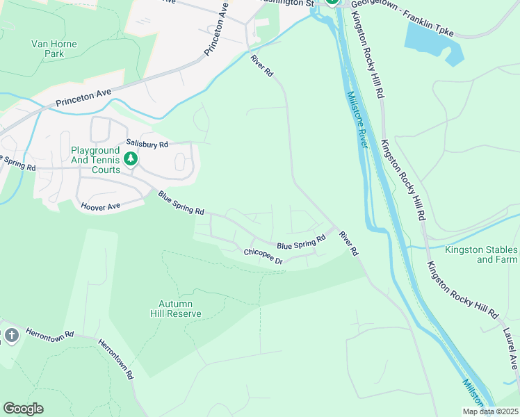 map of restaurants, bars, coffee shops, grocery stores, and more near 15G Andover Circle in Princeton