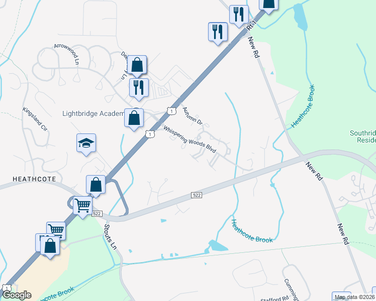map of restaurants, bars, coffee shops, grocery stores, and more near 1701 Oak Court in South Brunswick Township
