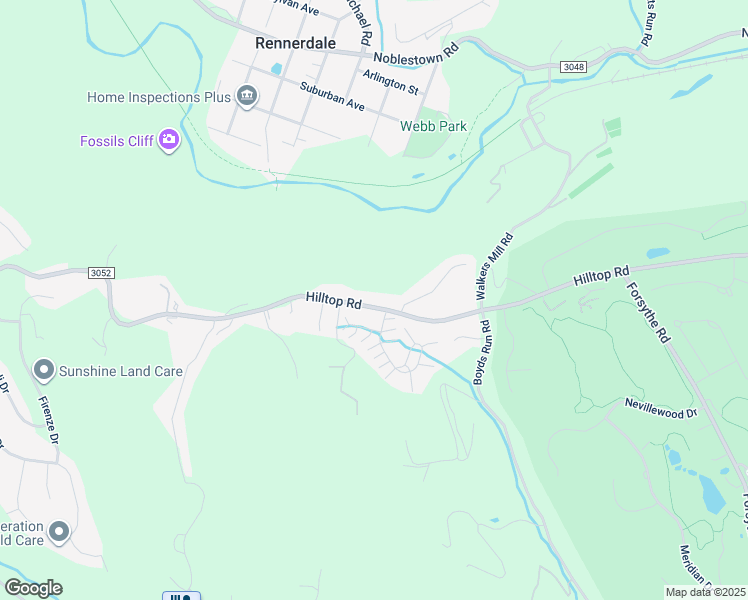 map of restaurants, bars, coffee shops, grocery stores, and more near 2510 Hilltop Road in Presto