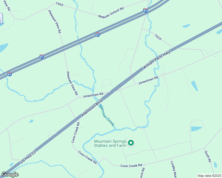 map of restaurants, bars, coffee shops, grocery stores, and more near 10328 Allentown Boulevard in Grantville