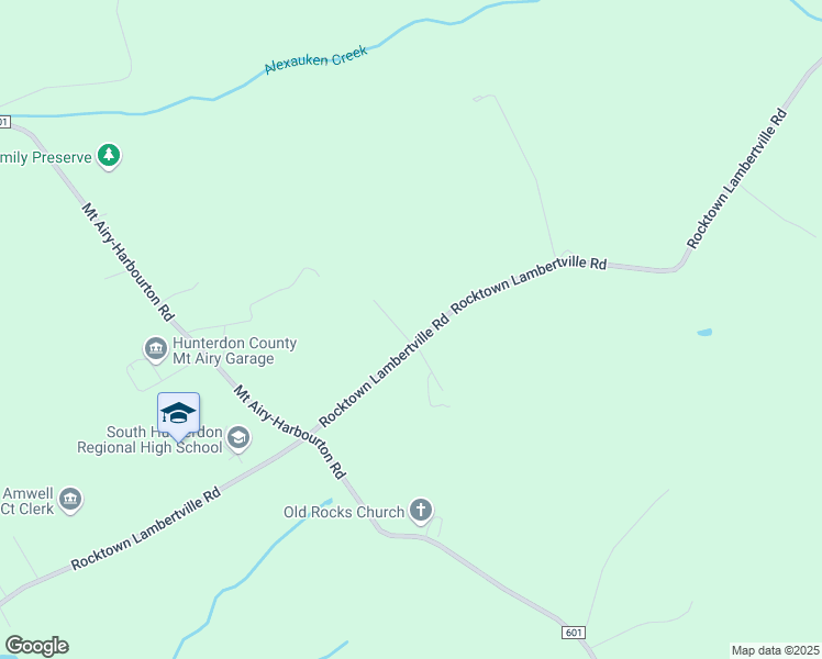 map of restaurants, bars, coffee shops, grocery stores, and more near 222 Rocktown Lambertville Road in Lambertville