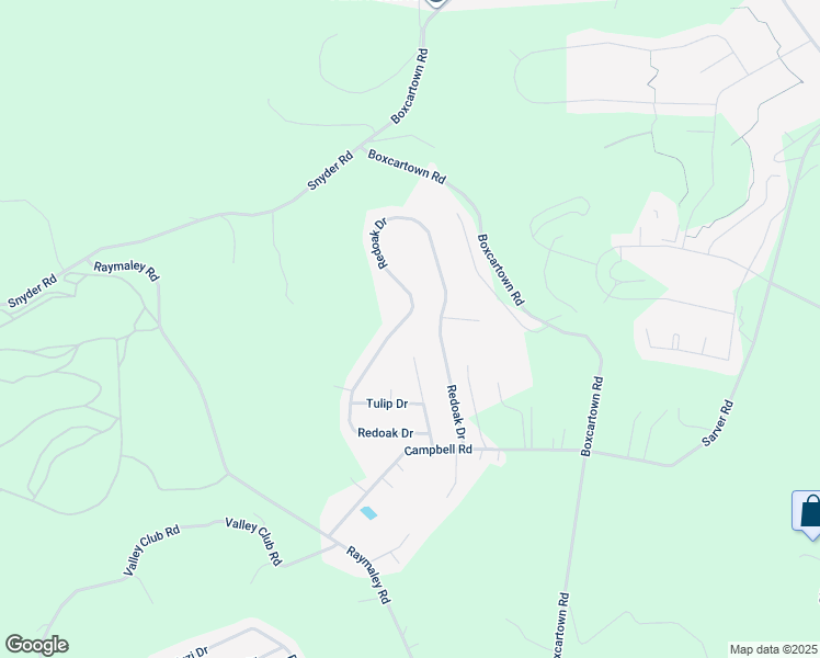 map of restaurants, bars, coffee shops, grocery stores, and more near 1052 Redoak Drive in Harrison City