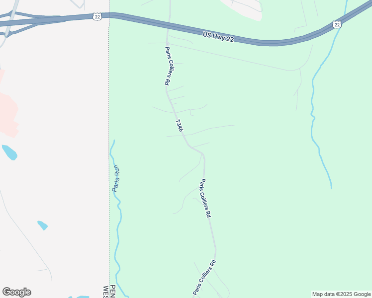 map of restaurants, bars, coffee shops, grocery stores, and more near 377 Paris Colliers Road in Burgettstown