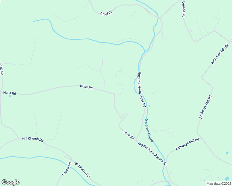 map of restaurants, bars, coffee shops, grocery stores, and more near 91 Nuss Road in Bechtelsville