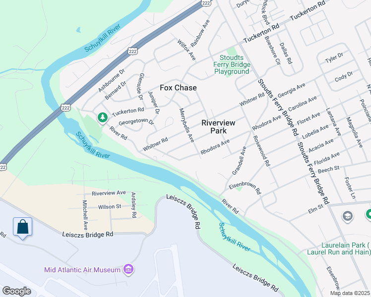 map of restaurants, bars, coffee shops, grocery stores, and more near 1108 Rhodora Avenue in Reading