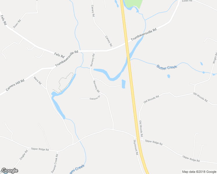 map of restaurants, bars, coffee shops, grocery stores, and more near 1291 Nursery Road in Green Lane