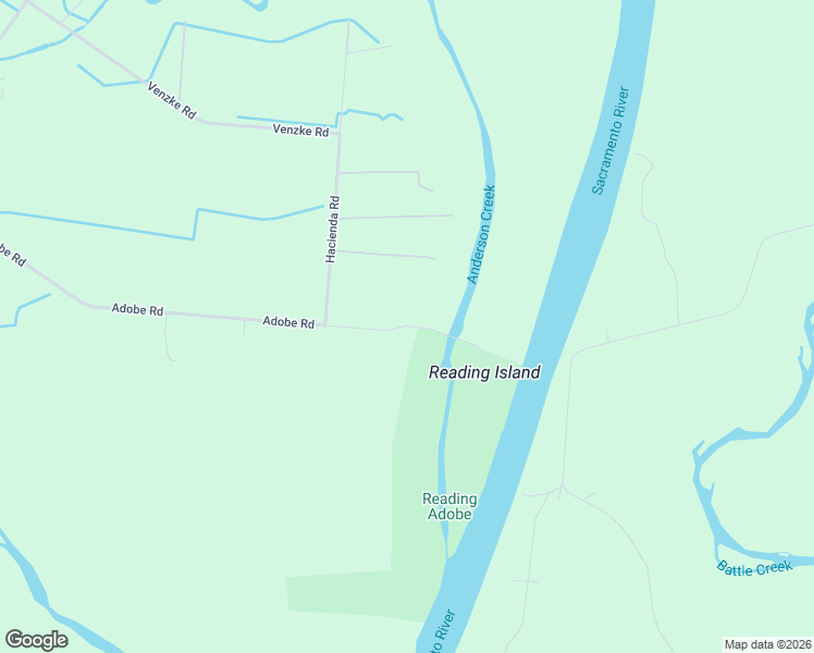 map of restaurants, bars, coffee shops, grocery stores, and more near Adobe Lane in Shasta County