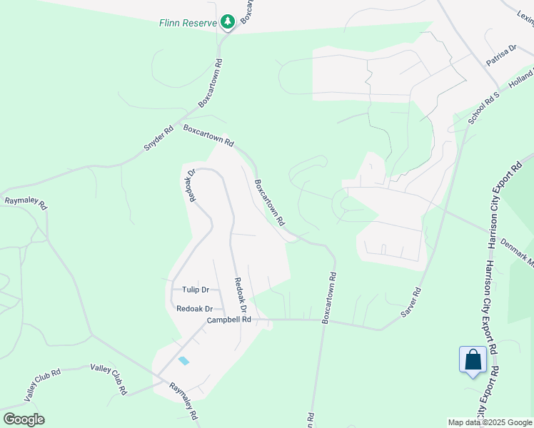 map of restaurants, bars, coffee shops, grocery stores, and more near 1012 Palm Court in Jeannette