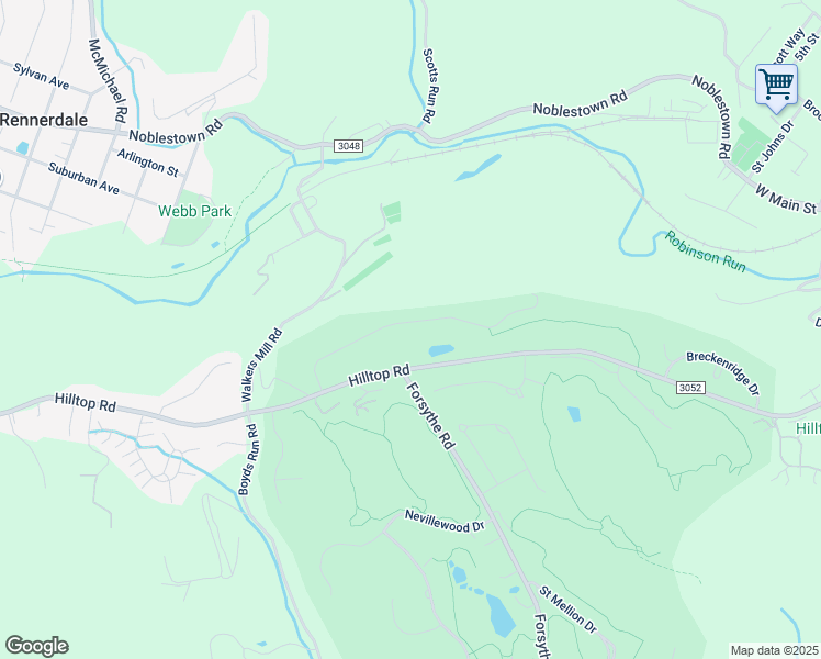 map of restaurants, bars, coffee shops, grocery stores, and more near 3151 Annandale Dr in Presto