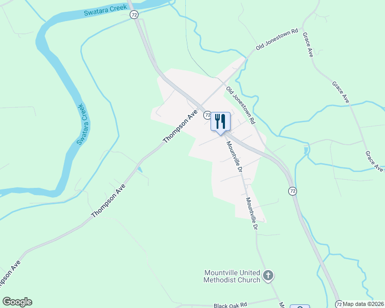 map of restaurants, bars, coffee shops, grocery stores, and more near 12 West Center Street in Lebanon