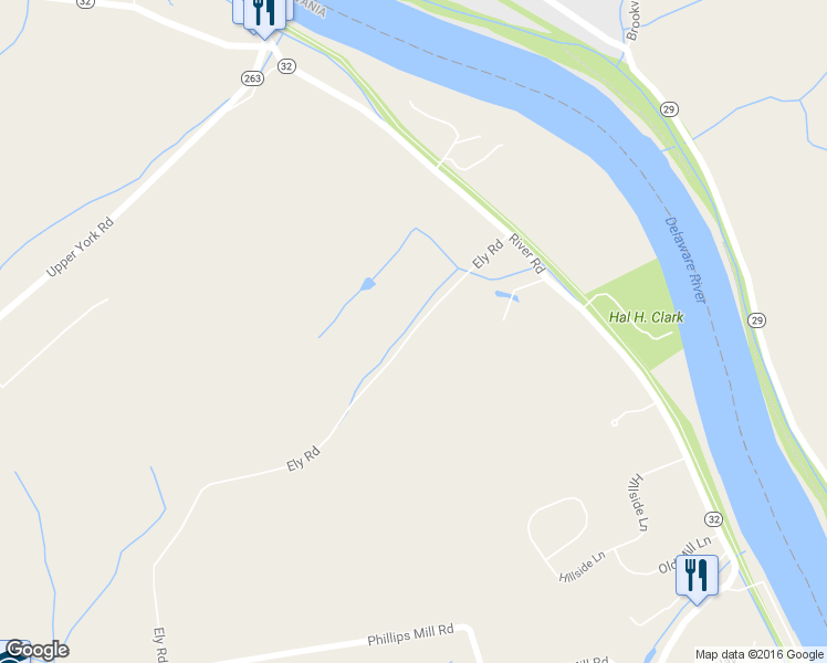 map of restaurants, bars, coffee shops, grocery stores, and more near 7056 Ely Road in New Hope