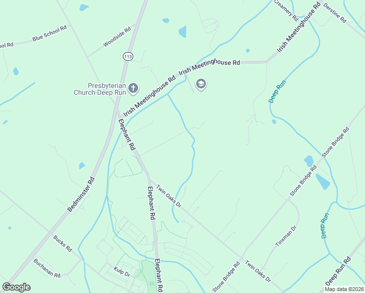 map of restaurants, bars, coffee shops, grocery stores, and more near 423 Elephant Road in Perkasie