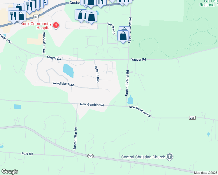 map of restaurants, bars, coffee shops, grocery stores, and more near 22 Wildwood Lane in Mount Vernon