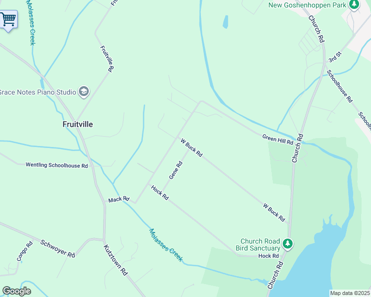 map of restaurants, bars, coffee shops, grocery stores, and more near 2101 Gene Road in East Greenville