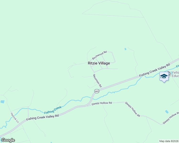 map of restaurants, bars, coffee shops, grocery stores, and more near 1644 Mountain Road in Harrisburg