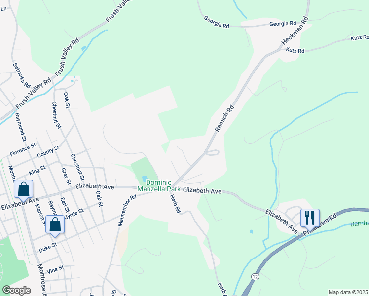 map of restaurants, bars, coffee shops, grocery stores, and more near 1002 Parkview Drive in Temple