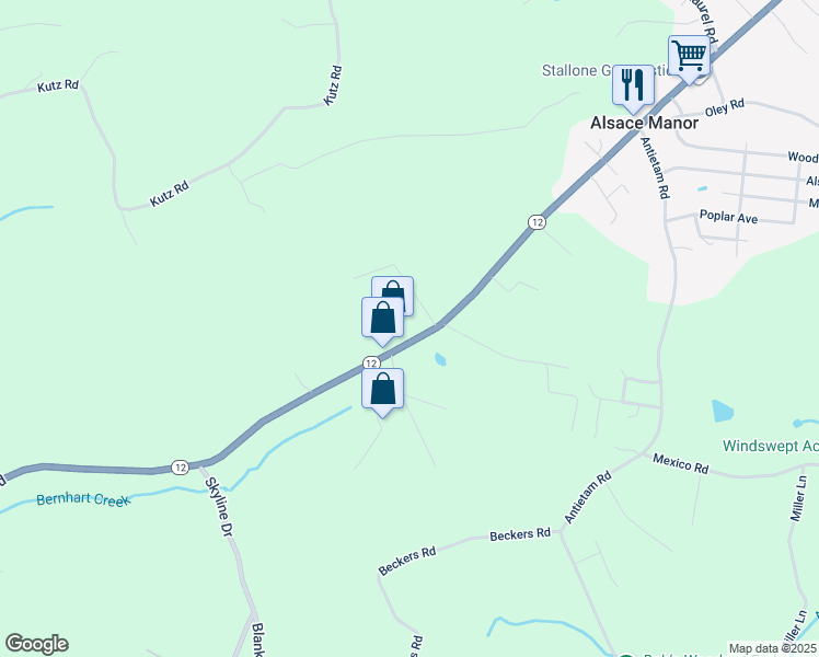map of restaurants, bars, coffee shops, grocery stores, and more near 3056 Pricetown Road in Temple