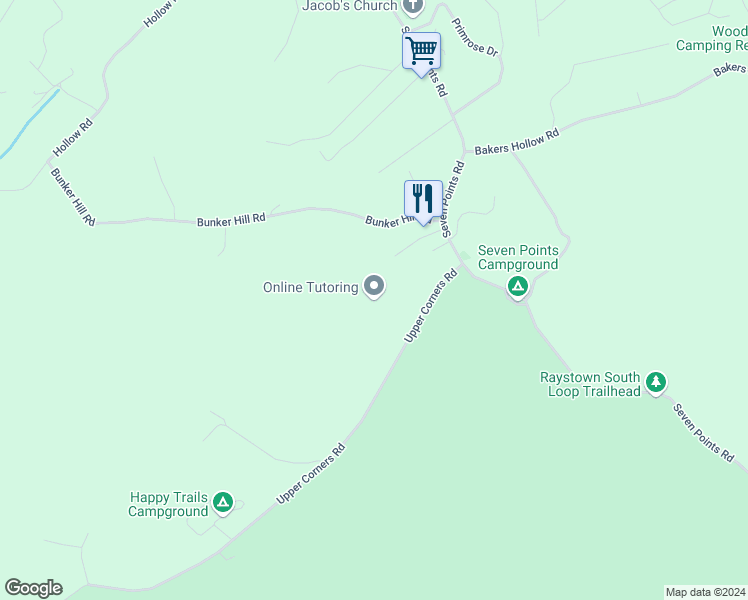 map of restaurants, bars, coffee shops, grocery stores, and more near in Hesston