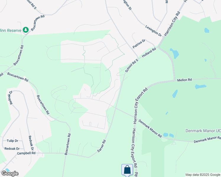 map of restaurants, bars, coffee shops, grocery stores, and more near 1007 Augusta Lane in Jeannette