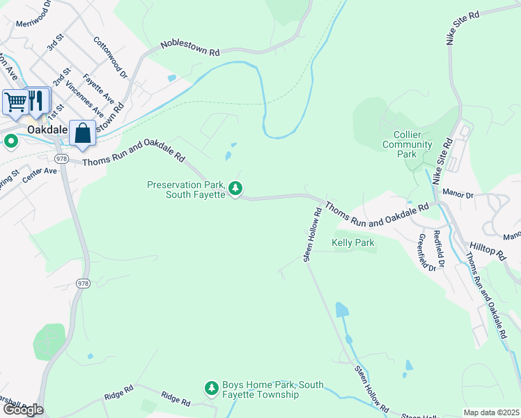 map of restaurants, bars, coffee shops, grocery stores, and more near 662 Seminary Avenue in Oakdale