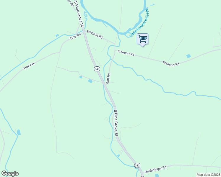 map of restaurants, bars, coffee shops, grocery stores, and more near 2252 South Pine Grove Street in Lebanon