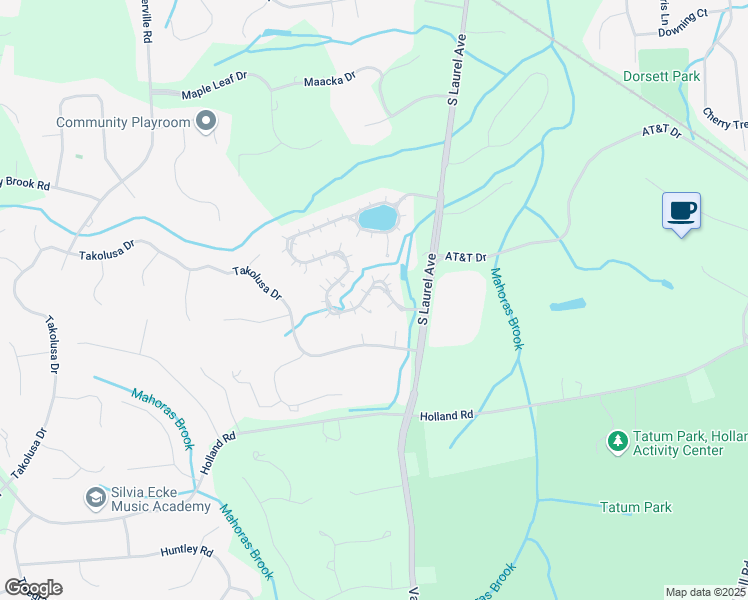 map of restaurants, bars, coffee shops, grocery stores, and more near 248 Navesink Court in Holmdel