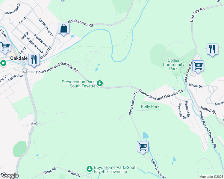 map of restaurants, bars, coffee shops, grocery stores, and more near 662 Seminary Avenue in Oakdale