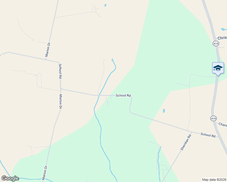 map of restaurants, bars, coffee shops, grocery stores, and more near 241 School Road in Womelsdorf