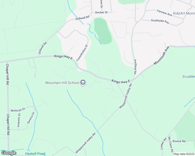 map of restaurants, bars, coffee shops, grocery stores, and more near 726 Kings Highway East in Atlantic Highlands