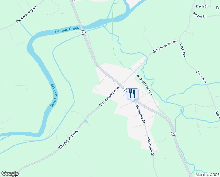map of restaurants, bars, coffee shops, grocery stores, and more near 971 Thompson Avenue in Jonestown