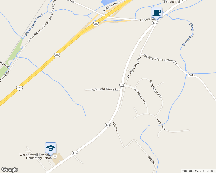 map of restaurants, bars, coffee shops, grocery stores, and more near 2 Holcombe Grove Road in Lambertville