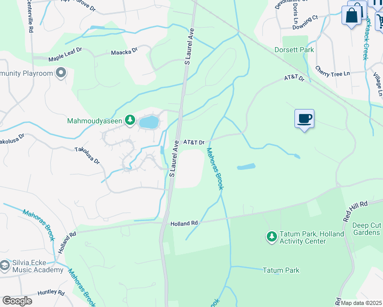 map of restaurants, bars, coffee shops, grocery stores, and more near 14 Ironwood Court in Middletown Township