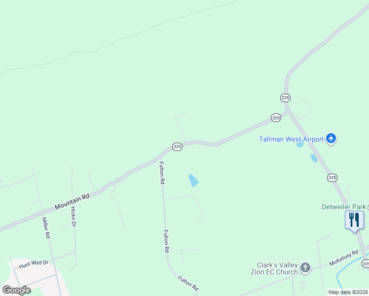 map of restaurants, bars, coffee shops, grocery stores, and more near 360 Mountain Road in Dauphin