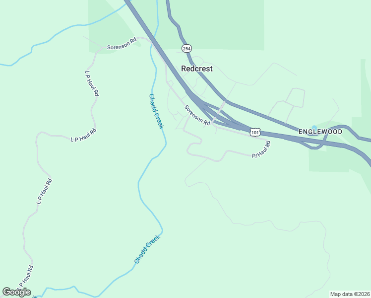 map of restaurants, bars, coffee shops, grocery stores, and more near 223 Curless Lane in Redcrest