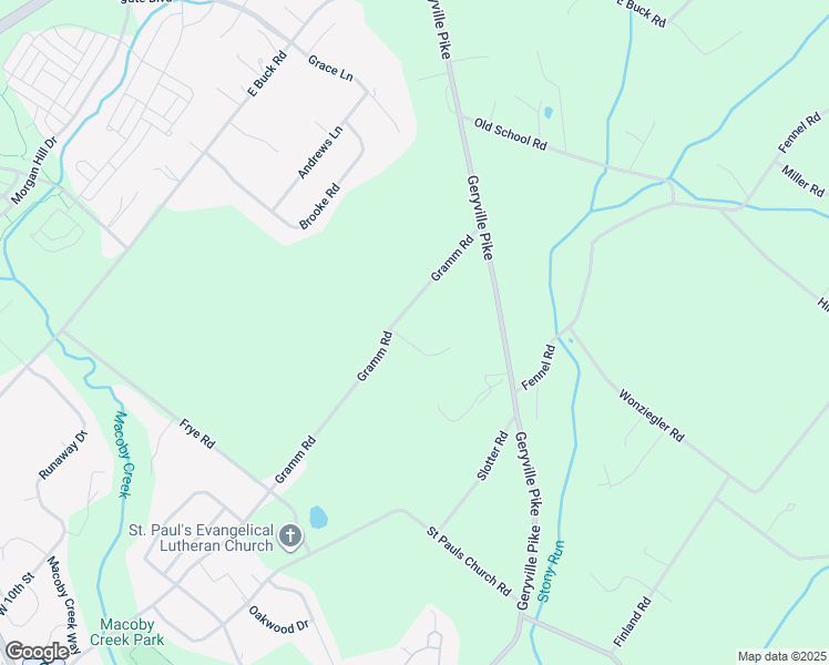 map of restaurants, bars, coffee shops, grocery stores, and more near 2444 Gramm Road in Pennsburg