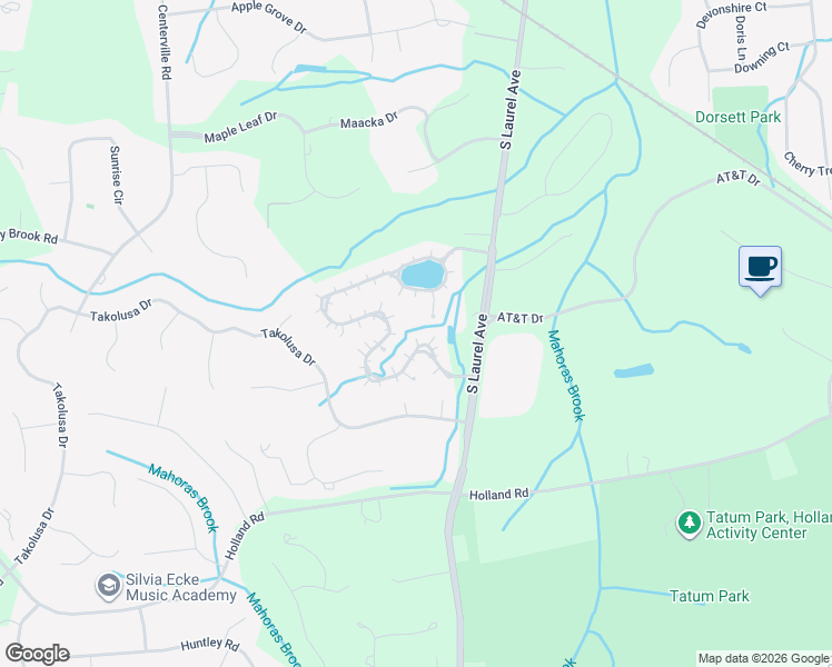 map of restaurants, bars, coffee shops, grocery stores, and more near 248 Navesink Court in Holmdel