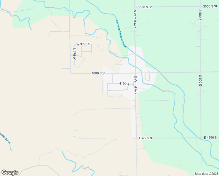 map of restaurants, bars, coffee shops, grocery stores, and more near 206 West 4130 South in Vernal