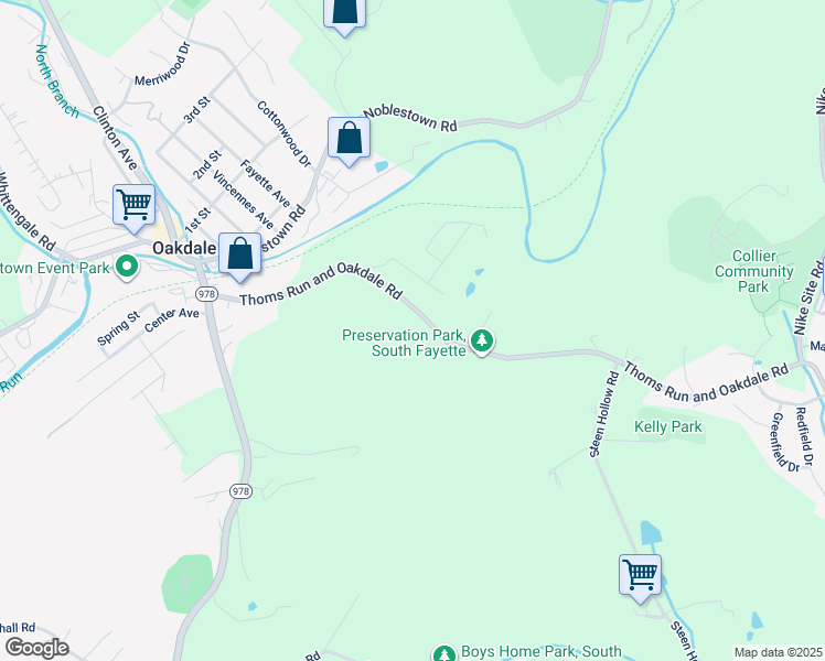 map of restaurants, bars, coffee shops, grocery stores, and more near 650 Seminary Avenue in Oakdale