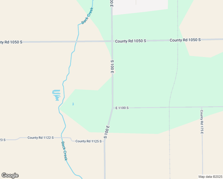 map of restaurants, bars, coffee shops, grocery stores, and more near 10760-10940 South 100 East in Fairmount