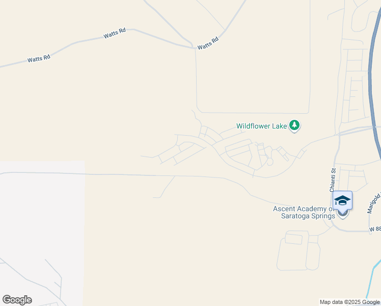 map of restaurants, bars, coffee shops, grocery stores, and more near 1510 Bright Eyes Lane in Saratoga Springs