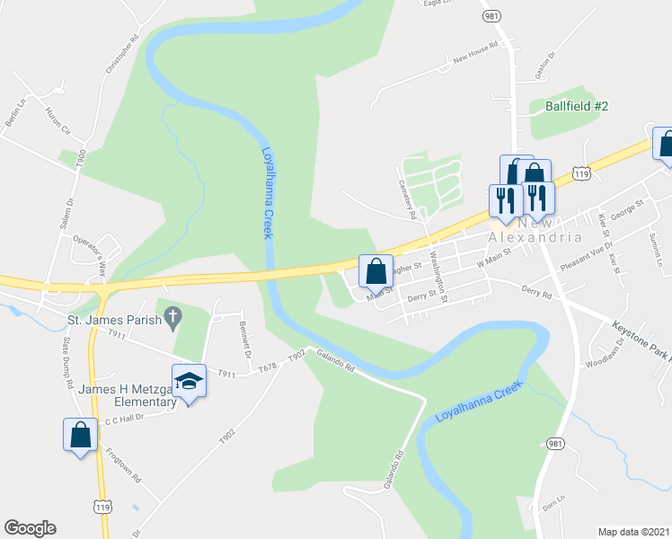 map of restaurants, bars, coffee shops, grocery stores, and more near in 